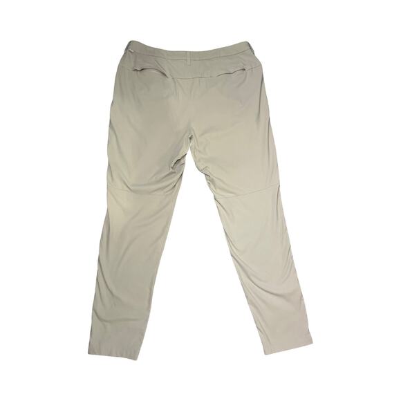 Lululemon Commission Pants Slim Taper Khaki Tan Men’s Size 36 Work Golf Casual - Picture 7 of 7